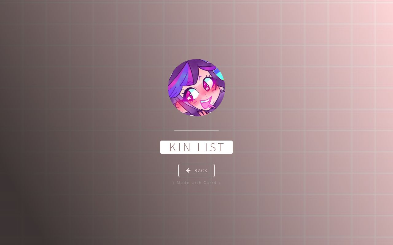 Carrd profile picture for @tinfoil